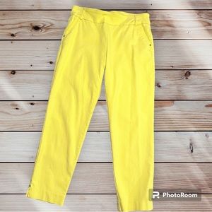 Cheery yellow ankle pants